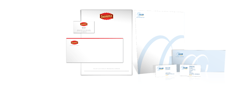 Example Letterhead, Stationery and Envelope Printing