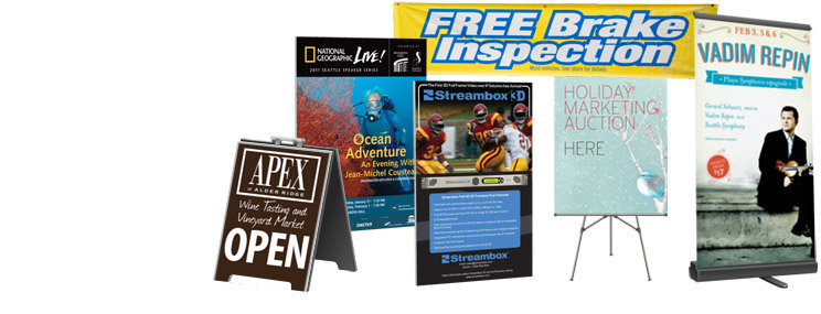Sample Sign, Banner and Poster Printing