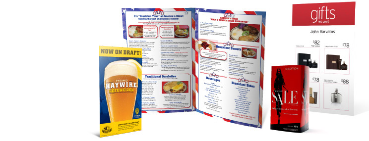Sample Retail and Restaurant Products