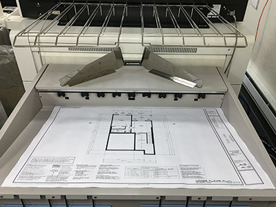 printing photos on blueprint paper